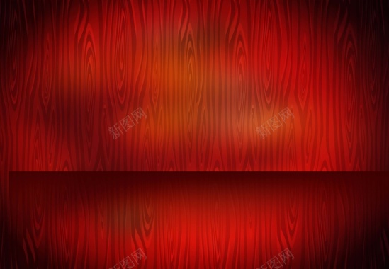 红色木纹装饰背景背景