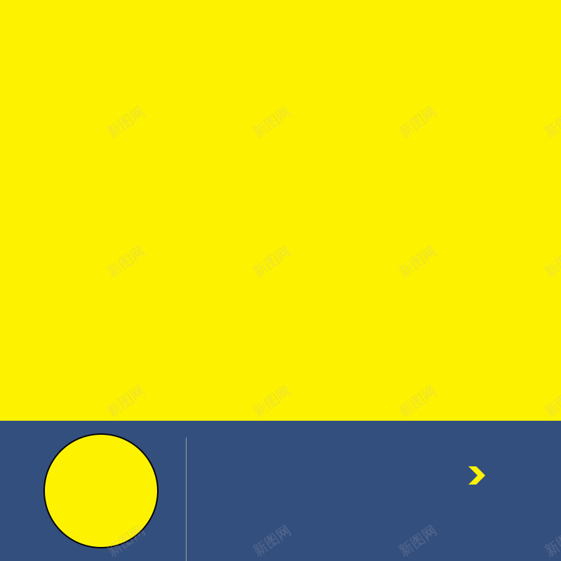 黄色简单大气psd设计背景_88icon https://88icon.com 主图 扁平 渐变 几何 黄色简单大气扁平化圆圈