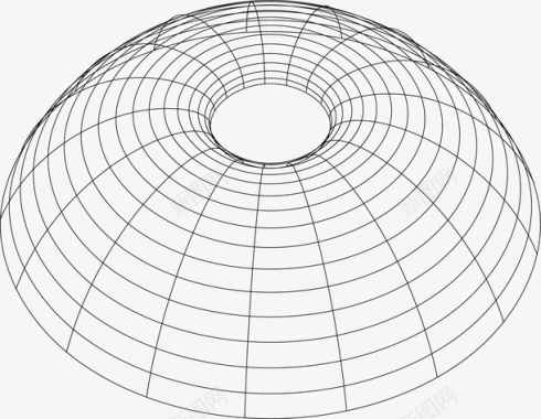 轮毂矢量创意抽象线条网状素材图标