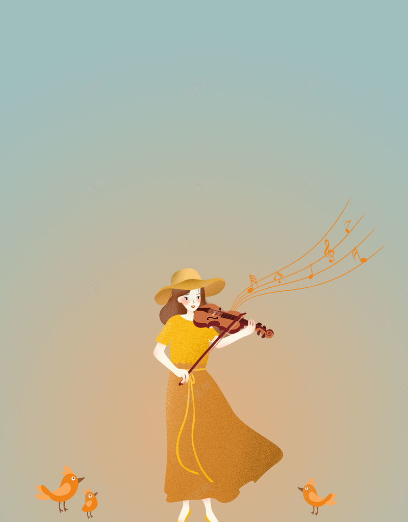 黄色二十四节气24节气秋分立秋psd设计背景_88icon https://88icon.com 二十四节气 24节气 秋分 立秋 黄色 秋天 秋季 传统节气 大树 落叶 黄叶 鸟 小提琴 插画女孩