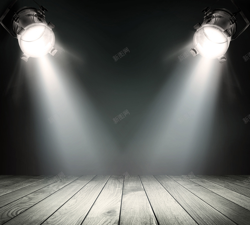 木板背景与聚光灯舞台灯背景素材jpg设计背景_88icon https://88icon.com 灯光 灯具 光芒 光束 光线 黑色 聚光灯 木板背景 射灯 舞台灯光 投光灯 简约