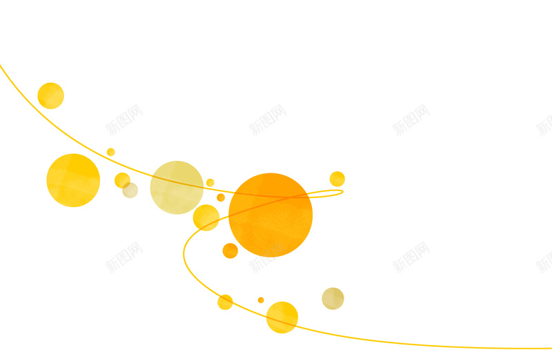 手绘水彩线条圆点圆形psd设计背景_88icon https://88icon.com 圆形 圆点 手绘 水彩 线条 黄色 印刷背景 卡通 童趣