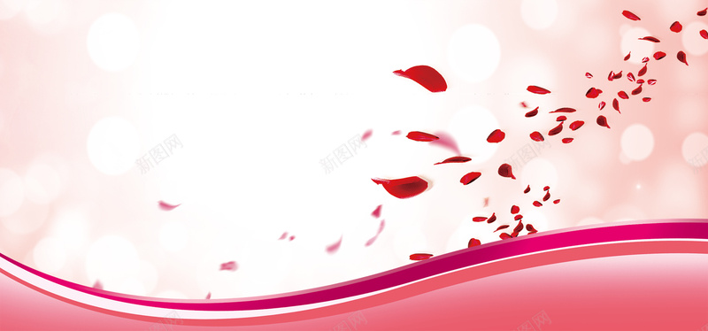 浪漫玫瑰花瓣背景psd设计背景_88icon https://88icon.com 飞舞的花瓣 动感 浪漫 花瓣 飞舞 玫瑰 粉色背景 海报banner 梦幻