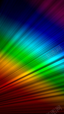 抽象彩虹纹理H5背景背景