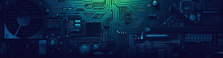 科技感主板主板线路科技商务背景蓝光抽象高清图片