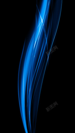科技幻想创意蓝色科技H5背景高清图片
