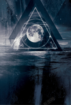 梦幻天际宇宙探索科技创意宣传海报背景素材背景