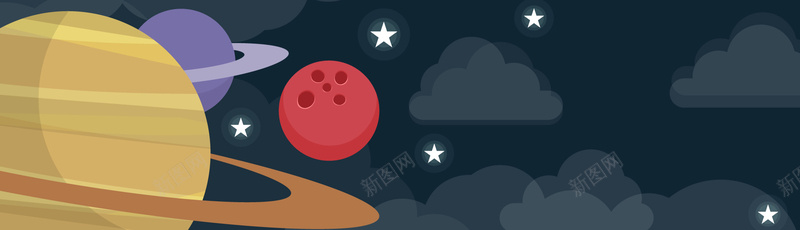 太空元素bannerjpg设计背景_88icon https://88icon.com 卫星 地球 云朵 太空 行星 太空元素banner素材下载 土星 月亮 火箭 宇宙 banner 海报banner 卡通 童趣 手绘