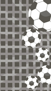 黑色灰色足球元素背景图背景