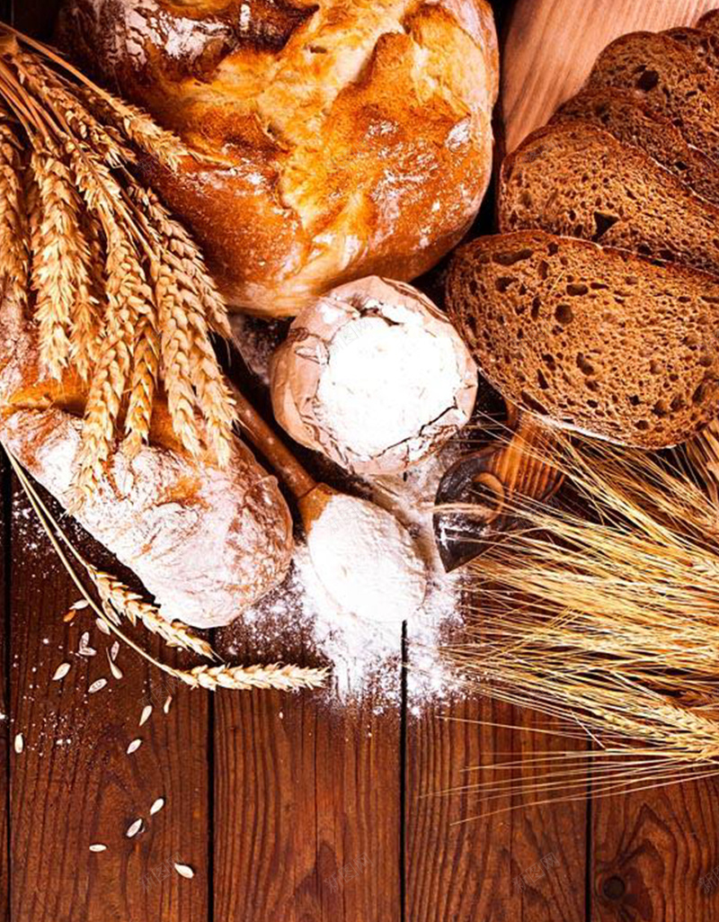 面粉面包木板H5背景jpg设计背景_88icon https://88icon.com 小麦 木板 面包 面粉 麦子 木板背景 H5背景 创意 简约 H5 h5