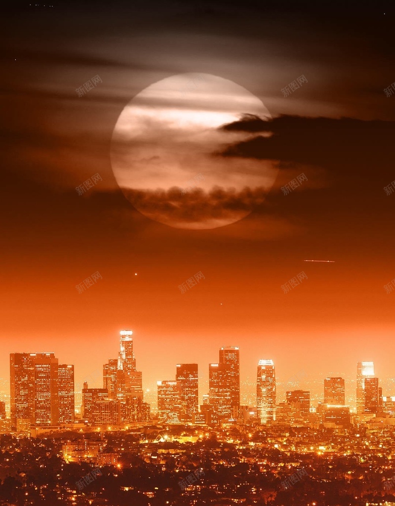 月亮建筑H5背景jpg设计背景_88icon https://88icon.com 中秋节 圆月 月亮 棕色 节日 H5背景 建筑 H5 h5