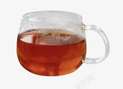 玻璃杯茶透明红茶水杯高清图片