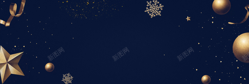 圣诞节圣诞狂欢金色素材bannerjpg设计背景_88icon https://88icon.com 圣诞快乐 圣诞狂欢 圣诞节 雪花 雪 球球 金色 金秋 星星 彩带
