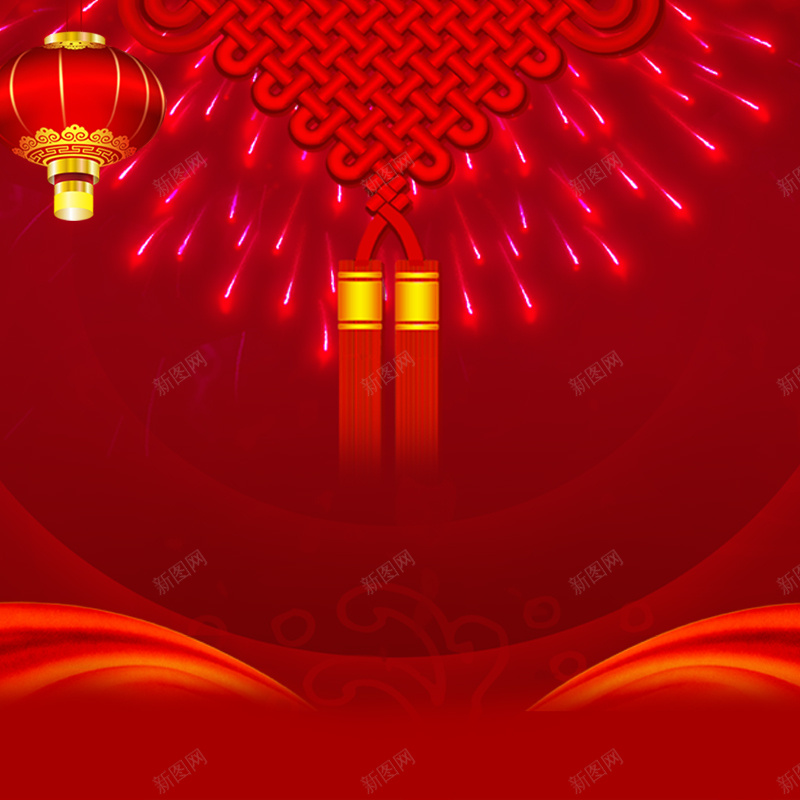 新年主图psd设计背景_88icon https://88icon.com 新年 促销 灯笼 烟花 主图 激情 狂欢