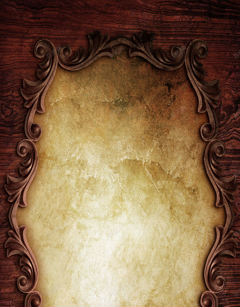 欧式复古边框h5背景jpg设计背景_88icon https://88icon.com 欧式 复古 边框 木纹 框架 H5背景 H5 h5 质感 纹理
