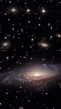 旋涡光点唯美宇宙星系H5背景高清图片