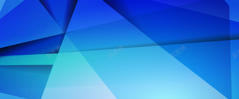 蓝色几何抽象背景背景