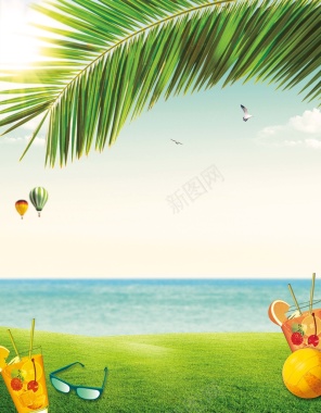 夏天背景背景