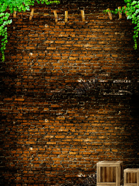 砖墙复古背景元素背景