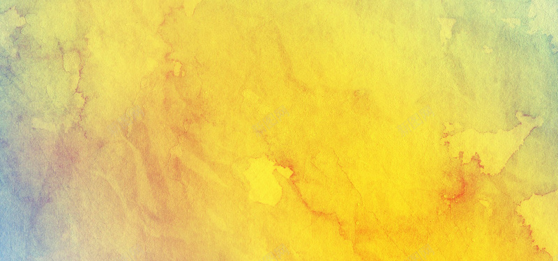 黄色水彩纹理背景
