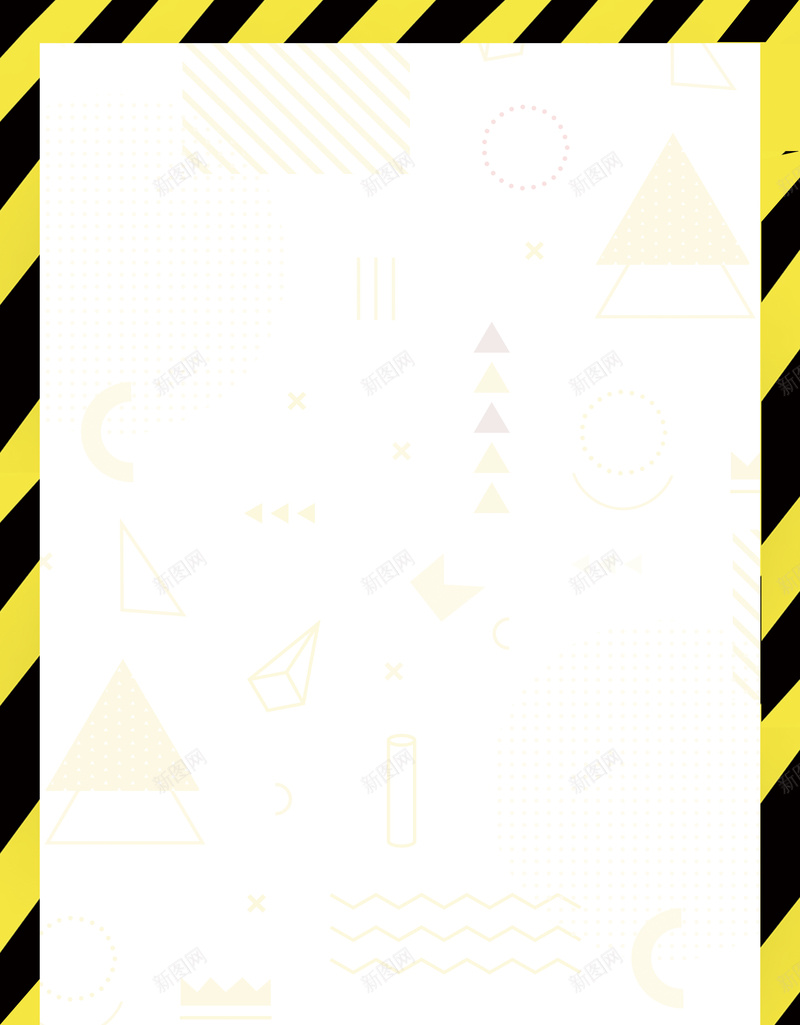 年黄色简约风周年庆海报jpg设计背景_88icon https://88icon.com 周年庆盛典 周年庆 店庆 简约 边框 优惠 感恩回馈 促销 活动