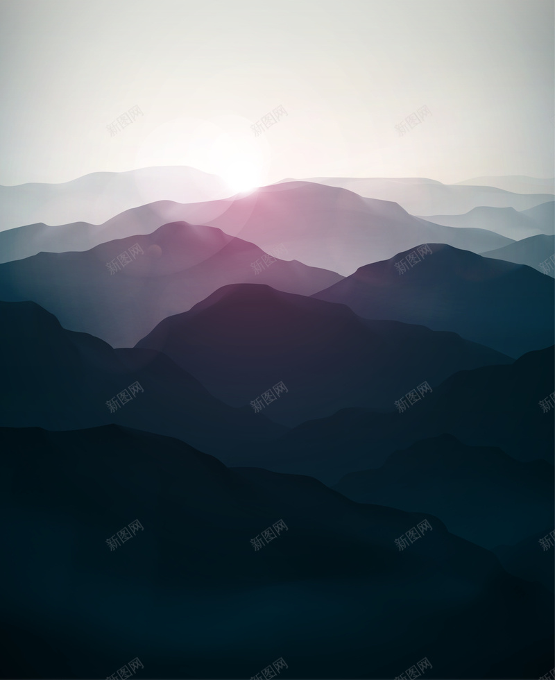 唯美几何山脉精美背景eps设计背景_88icon https://88icon.com 唯美景色 雪山 连绵起伏的山 高山 户外运动 几何自然美景 多边形山脉 卡通 童趣 手绘