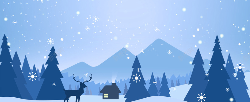 圣诞节麋鹿简约雪花蓝色bannerpsd设计背景_88icon https://88icon.com 圣诞快乐 圣诞海报 圣诞狂欢 圣诞老人 圣诞节 圣诞树 新年 圣诞元素 双蛋狂欢 元旦 元旦快乐 圣