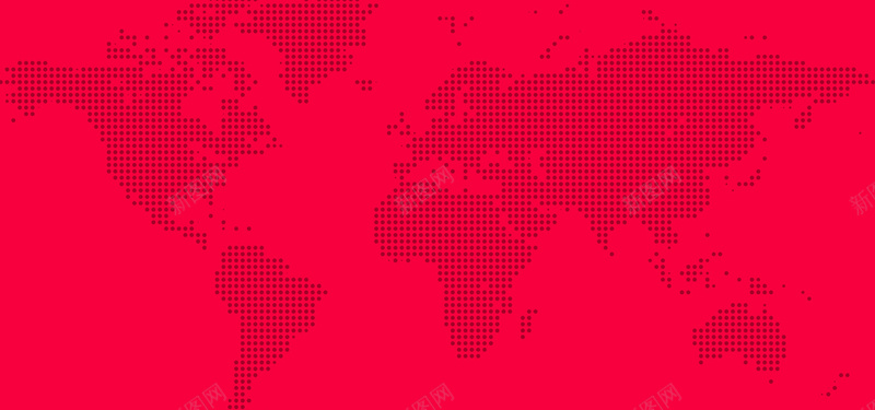 红色地图背景装饰背景