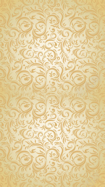 中国风金色花纹条纹H5背景背景