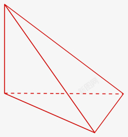 锥憋臑三棱锥高清图片