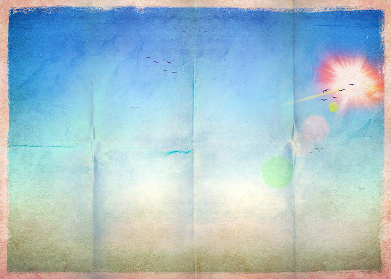 夏日蓝天复古纸张背景psd设计背景_88icon https://88icon.com 复古 夏天 夏日 水彩 纸张 纹理 草纸纹理 蓝天 质感