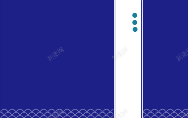 中国风蓝色简洁竖版纹路背景素材背景
