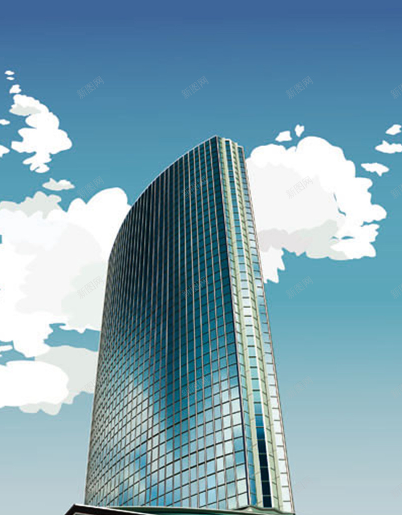 立体摩天大楼H5背景元素jpg设计背景_88icon https://88icon.com 摩天大楼 背景元素 大楼 立体 蓝天 扁平 渐变 几何
