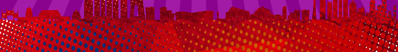 周年庆商场促销海报背景psd设计背景_88icon https://88icon.com 周年庆 促销 商场 海报 背景 紫色放射背景 热气球 烟花 丝带 几何