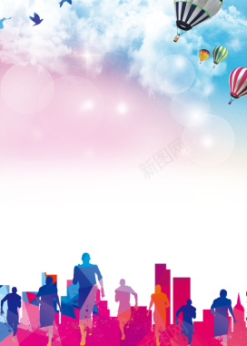 汽贸招聘海报背景素材背景