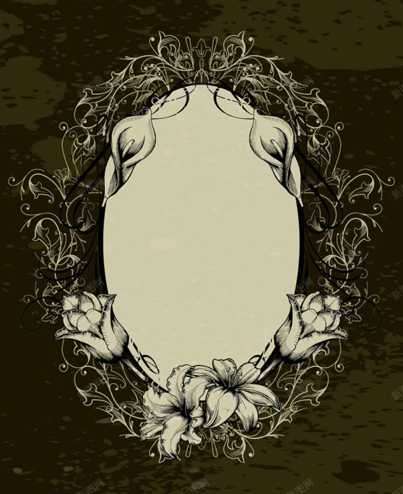 黑色精致欧式花纹海报背景素材jpg设计背景_88icon https://88icon.com 精美 花纹 背景 纹样 样式 边框 花边 矢量素材 海报 质感 纹理