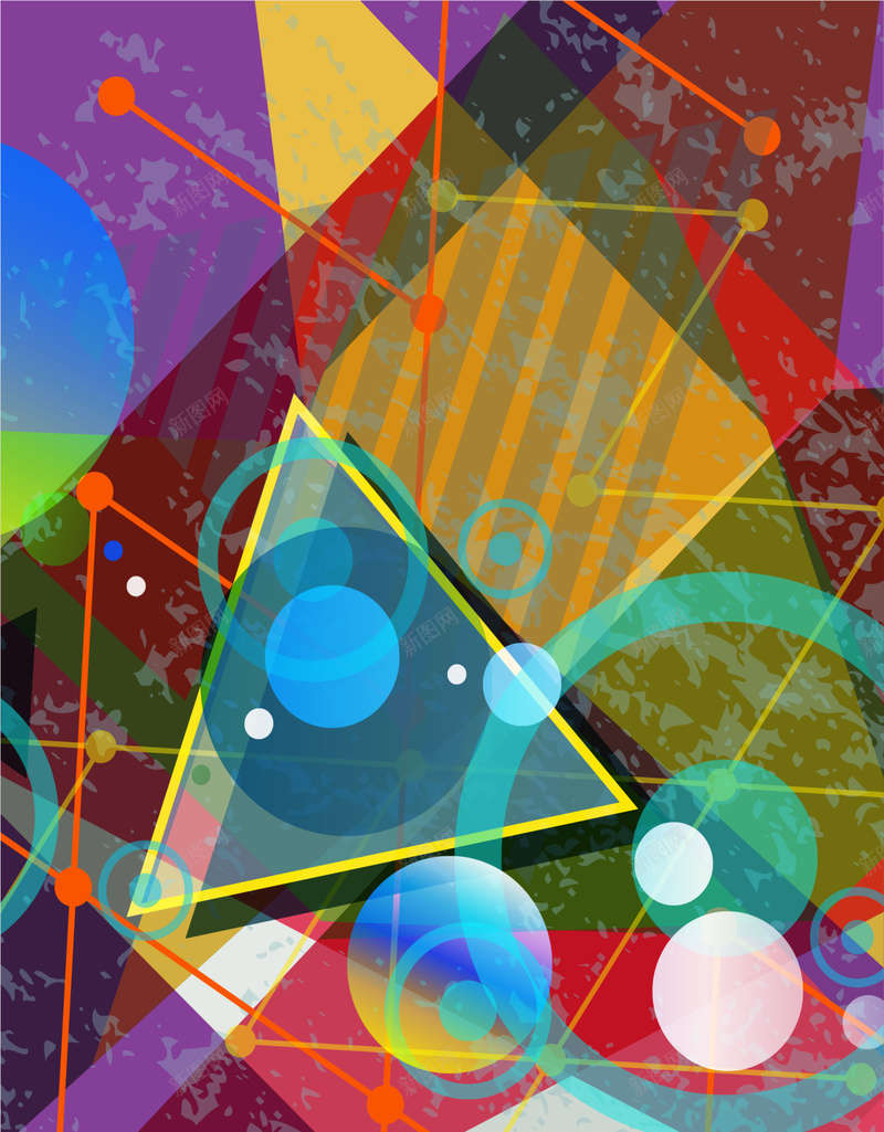 抽象点线几何拼接炫彩简约科技商务矢量海报jpg设计背景_88icon https://88icon.com 几何 抽象 拼接 点线 简约 扁平 炫彩 科技 商务 矢量 海报