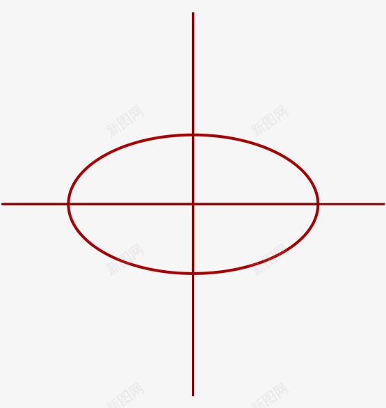 椭圆图形的pngpng免抠素材_88icon https://88icon.com 椭圆 解析几何 数学 圆