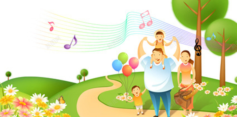 蓝色欢乐家庭场景H5背景元素jpg设计背景_88icon https://88icon.com 欢乐家庭 背景元素 家庭 草地 蓝天 文艺 小清新 简约