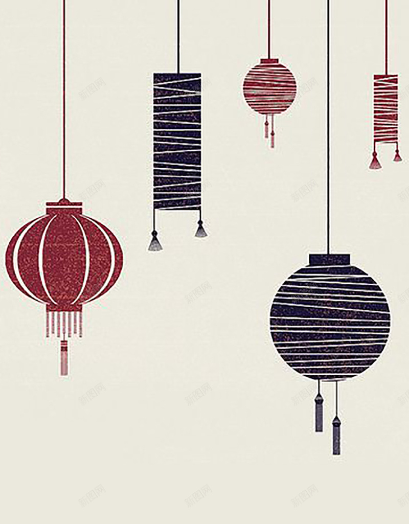 中国风灯笼jpg设计背景_88icon https://88icon.com 中国风 灯笼 古风 素雅 宣纸