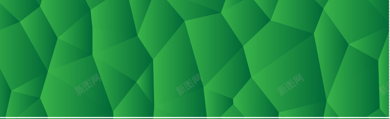 绿色抽象几何banner背景