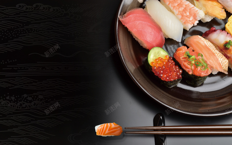 美食日本料理寿司创意简约商业海报设计jpg设计背景_88icon https://88icon.com 创意 料理 日本 简约 美食 寿司 商业 海报 设计 黑色 大气 食物 背景 素材