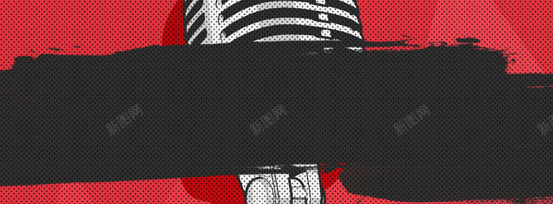 卡通手绘简约麦克风bannerpsd设计背景_88icon https://88icon.com 卡通 手绘 简约 麦克风banner 麦克风 也起 简约乐器 ktv 酒吧