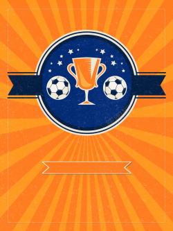 世界杯球星橙色矢量足球比赛海报背景素材高清图片