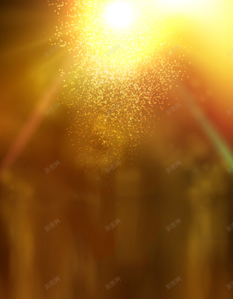 金色粒子极光H5背景jpg设计背景_88icon https://88icon.com 极光 浪漫 粒子 金色 黄色 朦胧 H5背景 背景金色 金色粒子