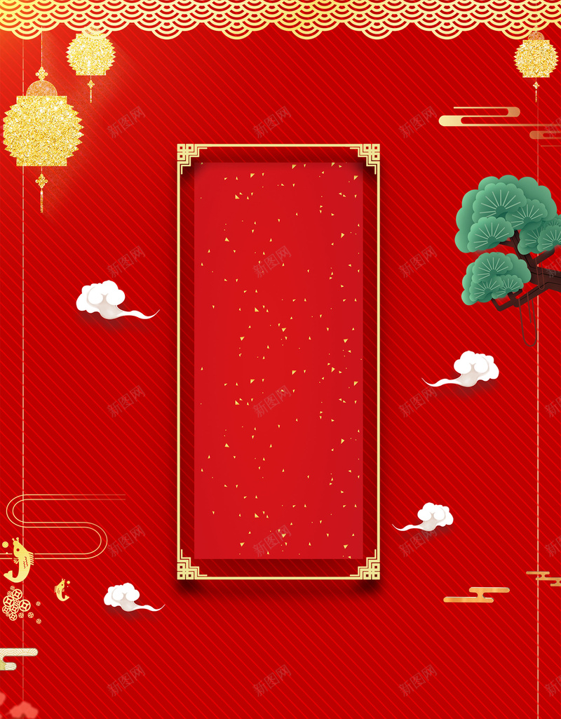 2018年狗年红色中国风年夜饭背景jpg设计背景_88icon https://88icon.com 喜庆 中国风 新春 新年 春节 狗年 2018年 舞狮 灯笼 大红色 狗年大吉 狗年吉祥闹元宵 年夜饭 团圆饭 psd分层 源文件 海报