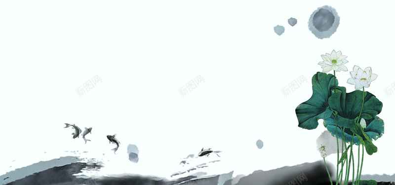 夏季中国风灰色传统海报背景jpg设计背景_88icon https://88icon.com 夏季 中国风 灰色 传统 海报 背景banner 荷花元素 水墨背景