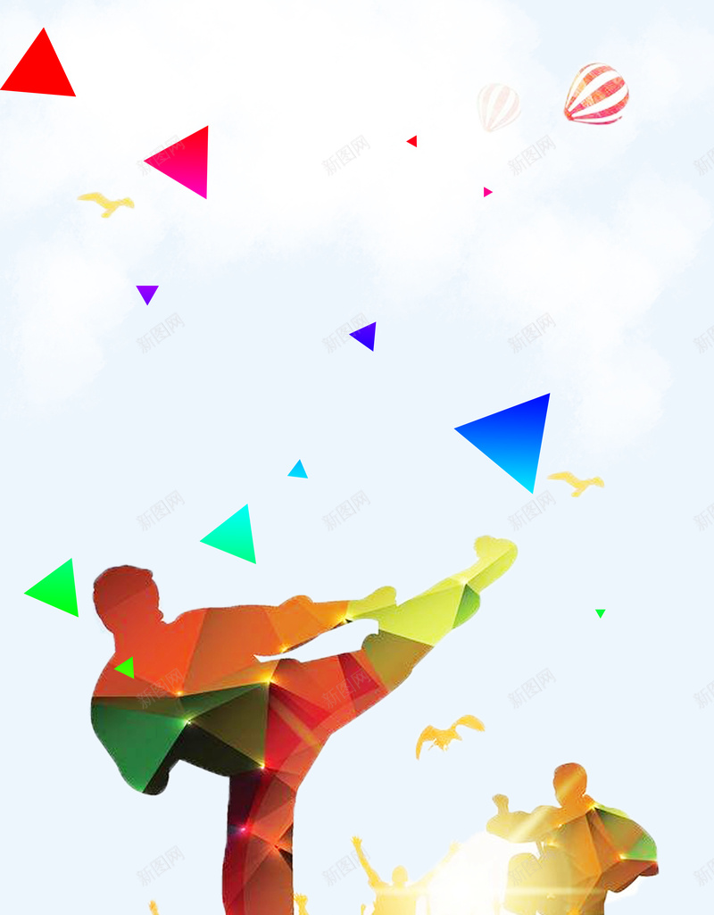 跆拳道社团纳新海报背景psd设计背景_88icon https://88icon.com 运动社团 社团海报 体育运动 运动海报 卡通海报 手绘海报 文艺海报 清新