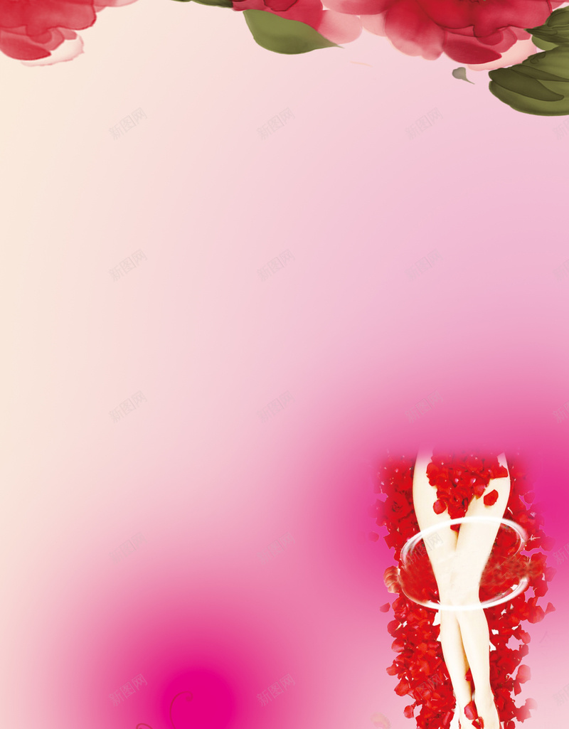 女性护理产品海报背景素材psd设计背景_88icon https://88icon.com 俏美时代 妇科 性感女人 朵朵女性护理 活血化淤 玫瑰女人 疏通经络 私密 背部 花瓣