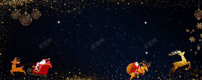 圣诞节金色大气电商圣诞狂欢bannerpsd设计背景_88icon https://88icon.com 圣诞狂欢banner 圣诞快乐 金色大气 圣诞节 电商 年终促销banner 圣诞促销 麋鹿